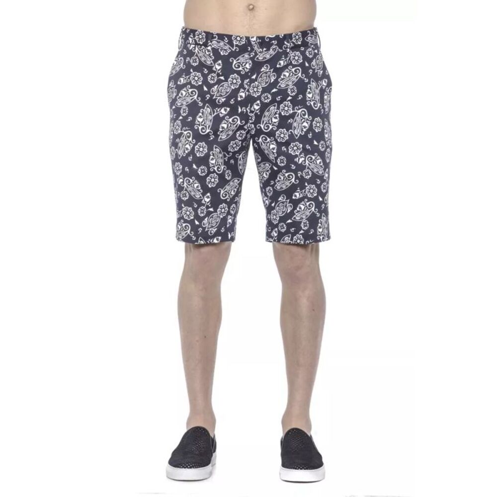 PT Torino Blue Cotton Men's Bermuda Men's Shorts
